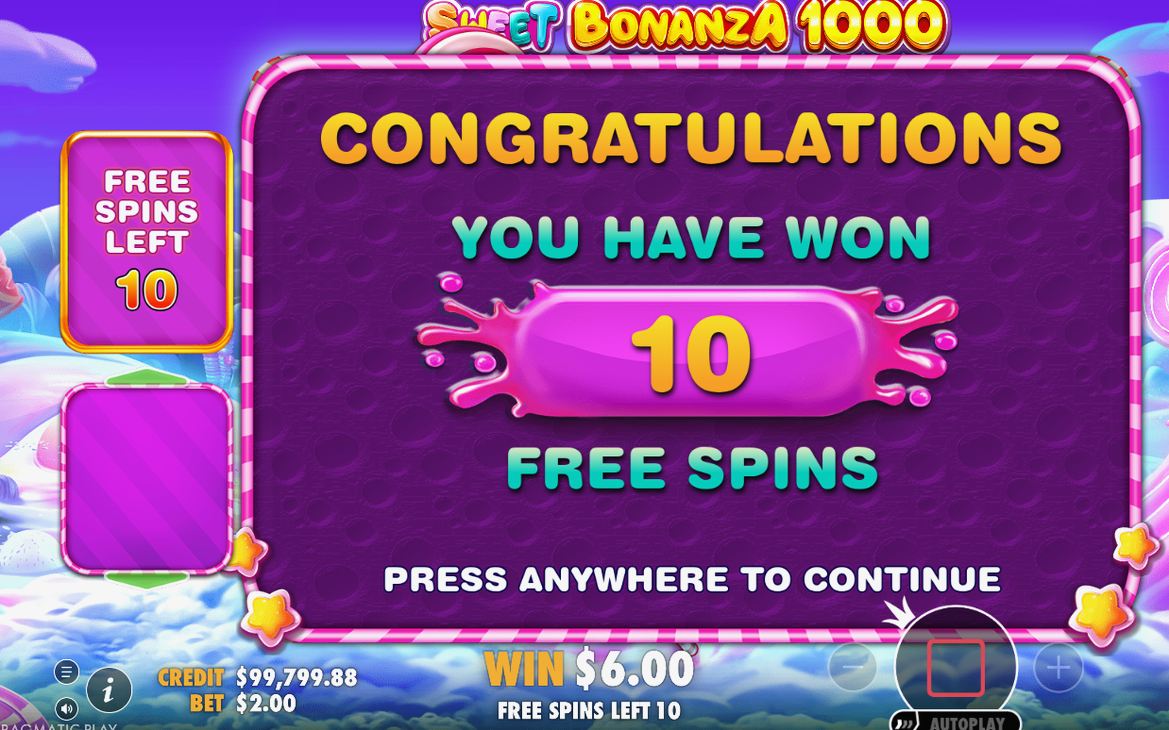 Free Spins with multiplier bombs on the reels